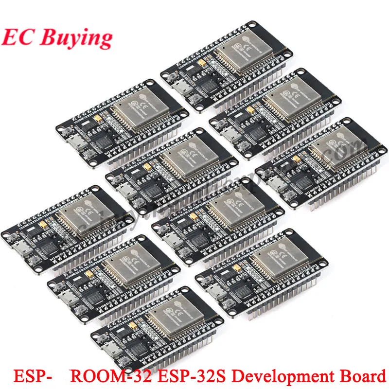 Nodemcu 32S - 10 pièces/1 pièce ESP32-WROOM-32 ESP-32 ESP-32S