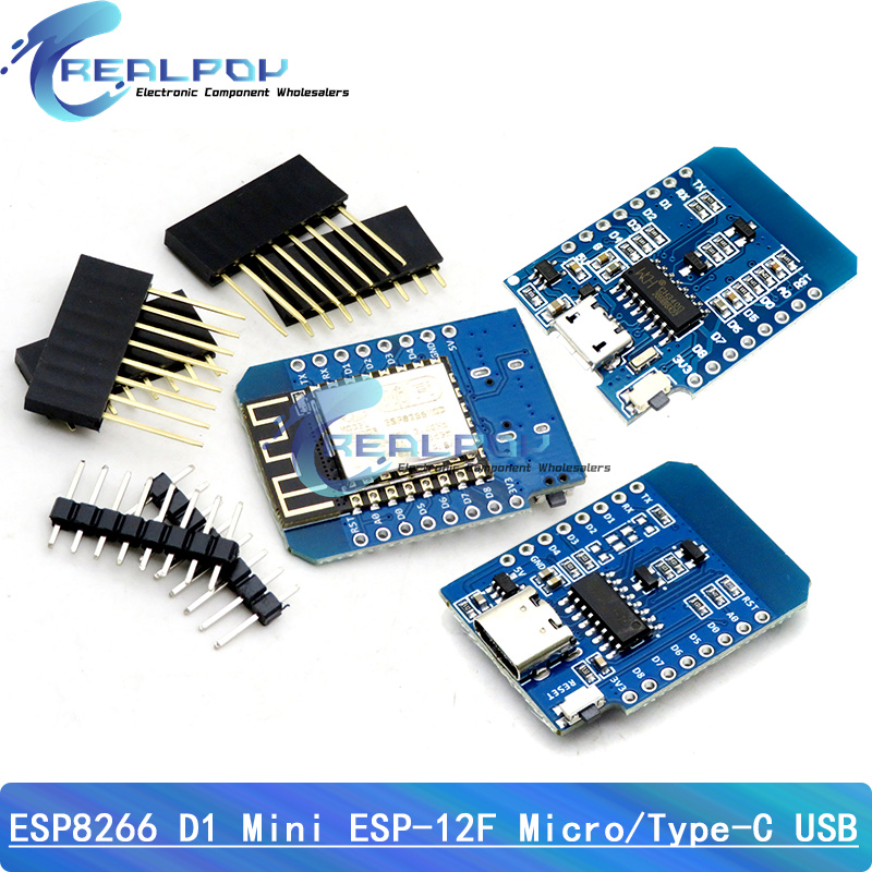 Nodemcuv2 - D1 Mini TYPE-C/MICRO ESP8266 ESP-12F CH340G