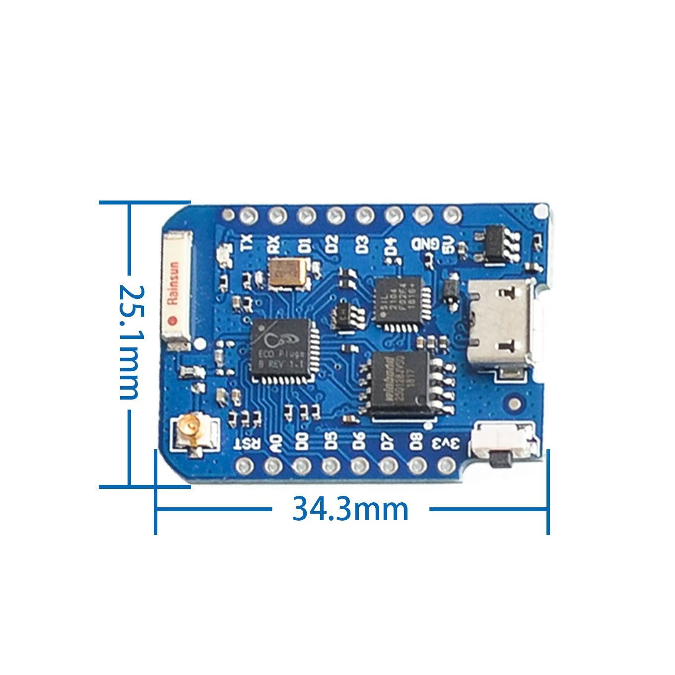 WEMOS D1 Mini Pro 4M 16M Bytes - D1 Mini Pro avis et prix